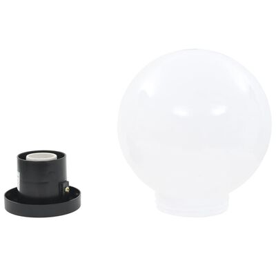 vidaXL Lámparas de bola LED 4 unidades esféricas PMMA 20 cm