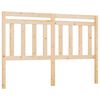 vidaXL Cabecero de cama madera maciza de pino 146x4x100 cm