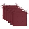 vidaXL Sillas de jard&iacute;n plegables 6 uds y cojines madera maciza acacia