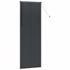 vidaXL Persianas venecianas Manual Negro 220 x 80 cm Aluminio