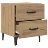 vidaXL Mueble cama con caj&oacute;n Roble artesanal 40 x 35 x 47,5 cm