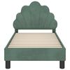 vidaXL Estructura de cama para ni&ntilde;os peque&ntilde;os con cabecera Verde Mar