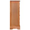 vidaXL C&oacute;moda de madera maciza de caoba 45x35x100 cm