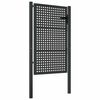 vidaXL Puerta de jard&iacute;n Antracita 100x125 cm Acero