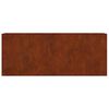 vidaXL Jardinera acero corten 200x40x80 cm