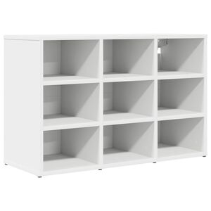 vidaXL Armario Zapatero 77,5 x 30 x 51 cm Madera de ingenier&iacute;a Blanco