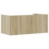 vidaXL Estante de pared madera ingenier&iacute;a roble Sonoma 70,5x35x30,5 cm