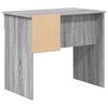 vidaXL Escritorio Gris sonoma 90 x 49.5 x 75 cm Madera contrachapada