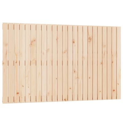 vidaXL Cabecero de cama de pared madera maciza de pino 147x3x90 cm