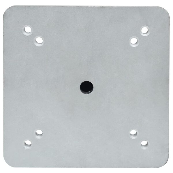 vidaXL Base para sombrilla enterrada con varilla acero 16x16x52 cm