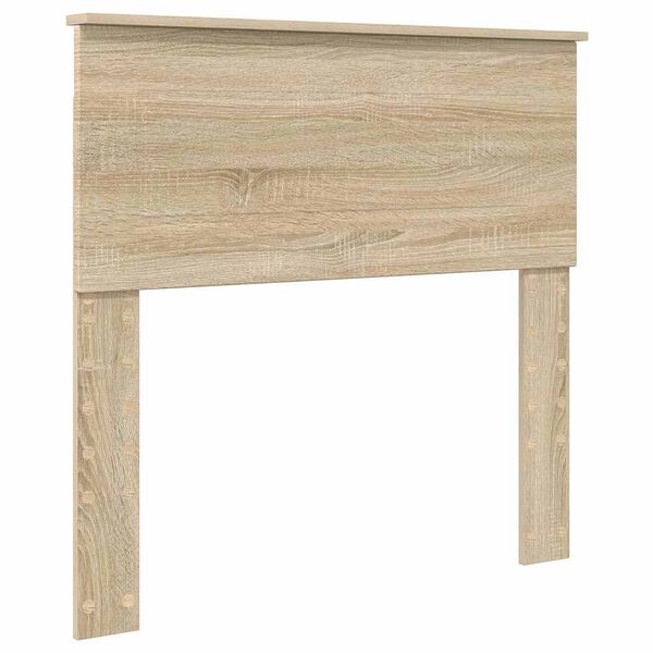 vidaXL Cabecero con cabecera Roble Sonoma 75 cm Madera contrachapada