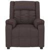 vidaXL Sill&oacute;n reclinable Marr&oacute;n oscuro 82 x 93 x 96 cm tela