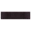 vidaXL Alfombra rectangular bamb&uacute; marr&oacute;n oscuro 100x400 cm