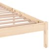 vidaXL Estructura de cama sin colch&oacute;n madera maciza de pino 160x200 cm