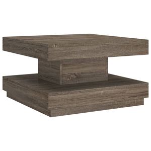 vidaXL Mesa de centro de MDF gris 60x60x35 cm