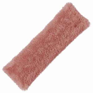 vidaXL Funda de almohada HEERLEN Rosa 40 x 145 cm Fleece PV