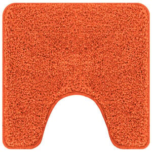 vidaXL Alfombra antideslizante para ba&ntilde;o con corte para inodoro