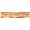 vidaXL Estante flotante 4 uds madera acacia acabado aceite 120x30x2 cm