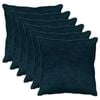 vidaXL Funda de almohada 6 uds. HEERLEN Azul marino 65 x 65 cm