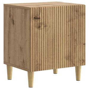 vidaXL Armario de Noche Roble Artesanal 43 x 34,5 x 50 cm