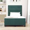 vidaXL Cama tipo Box Spring Verde oscuro 120 x 190 cm Terciopelo