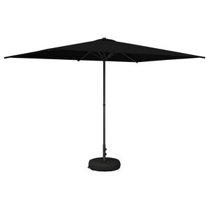 vidaXL Paraguas de Jard&iacute;n con Base 200 x 300 cm Poli&eacute;ster Rectangular