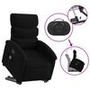 vidaXL Sill&oacute;n de masaje el&eacute;ctrico reclinable elevable tela negro