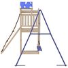 vidaXL Parque infantil de exterior de madera maciza de pino