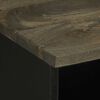 vidaXL Mueble de TV madera maciza de mango negro 100x33x46 cm