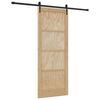 vidaXL Puerta Corredera ORKDAL Marr&oacute;n 83 x 211 cm