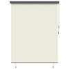 vidaXL Estor enrollable Crema 200 x 250 cm Tela y Aluminio