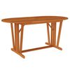 vidaXL Juego de comedor para jard&iacute;n 7 pzas madera maciza de eucalipto