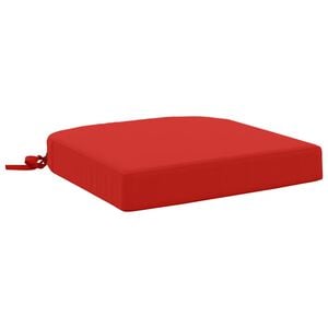 vidaXL Coj&iacute;n de asiento de 1 pieza SOEST 100% Poli&eacute;ster Rojo