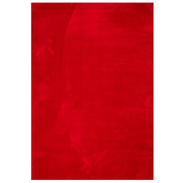 vidaXL Alfombra de pelo corto suave lavable HUARTE rojo 160x230 cm