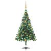 vidaXL &Aacute;rbol de Navidad artificial con luces y bolas 230 ramas 120 cm