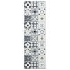 vidaXL Pasillo de alfombra ORIZ 1150 gsm Gris y Negro