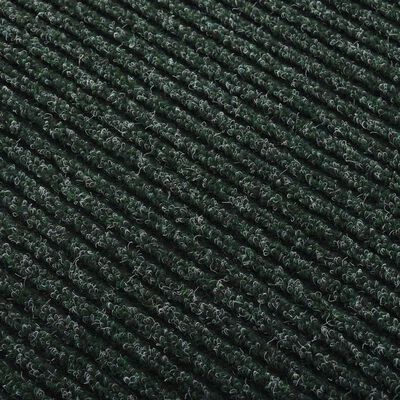 vidaXL Alfombra de pasillo atrapa suciedad 100x250 cm verde