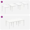 vidaXL Conjunto de Comedor de Jard&iacute;n 9 pcs Polipropileno