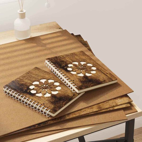 vidaXL Paneles Decorativos 50 pcs Roble ahumado 40 x 60 x 0.27 cm