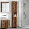 vidaXL Juego de Muebles de Baño TULUM Madera envejecida