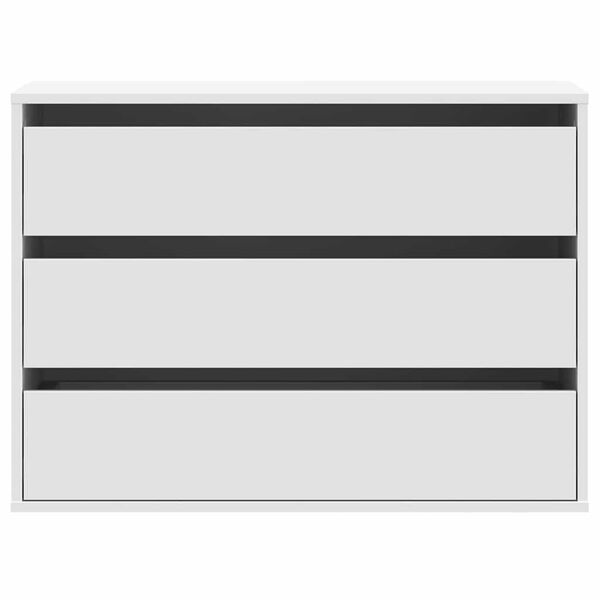 vidaXL Cajonera de esquina madera de ingeniería blanca 80x41x58 cm