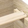 vidaXL Estructura de cama sin colch&oacute;n madera roble Sonoma 75x190 cm