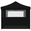 vidaXL Carpa de Fiesta Negro 292 x 292 x 315 cm Tela Oxford