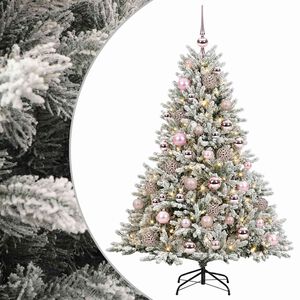 vidaXL &Aacute;rbol de Navidad artificial con bolas 120 cm 150 LED