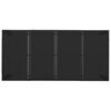 vidaXL Set de comedor de jard&iacute;n 9 pzas y cojines rat&aacute;n sint&eacute;tico negro