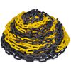 vidaXL Cadena de Advertencia Amarilla y Negra 30m
