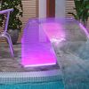 vidaXL Fuente de piscina con LED RGB acr&iacute;lico 50 cm