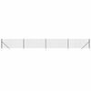 vidaXL Cerca de alambre con pinchos de anclaje gris antracita 0,8x10 m