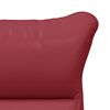 vidaXL sillón Rojo vino 69 x 74 x 93 cm Cuero artificial
