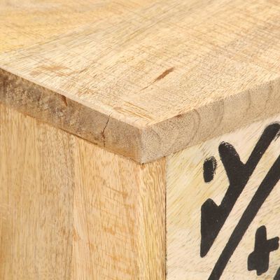 vidaXL Mueble para TV madera maciza de mango 100x30x45 cm